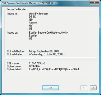 SSL Server Certificate Details 75p